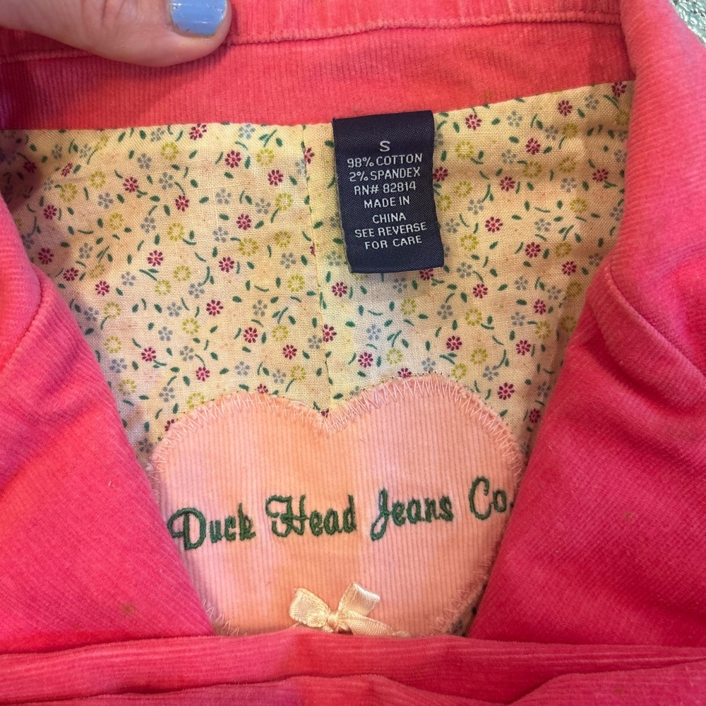Rustic Pink Corduroy Jacket - Picture 9 of 13